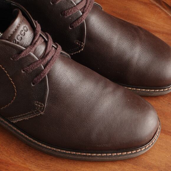 Ecco Boots Mens SZ EU 44 US 10-10.5 Brown Turn GTX Leather Chukka Ankle Comfort main image 11